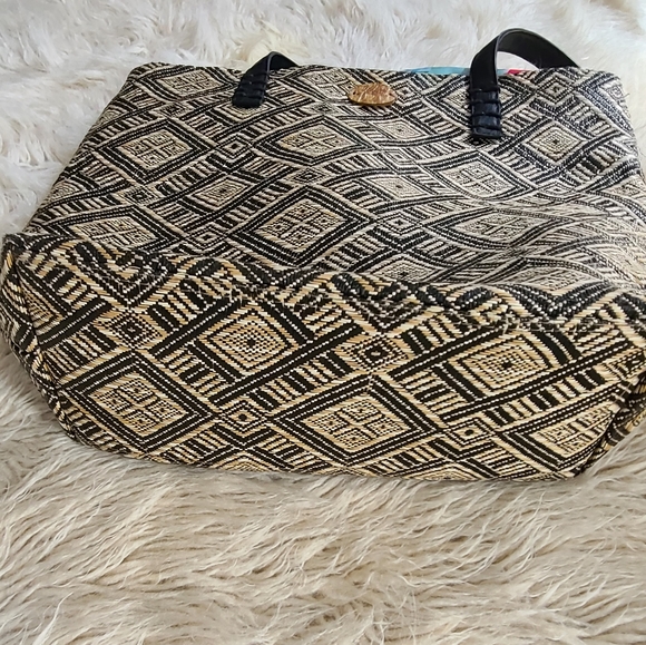 NWOT Cappelli Straworld Geo Boho Tote Shoulder Bag - Picture 4 of 5
